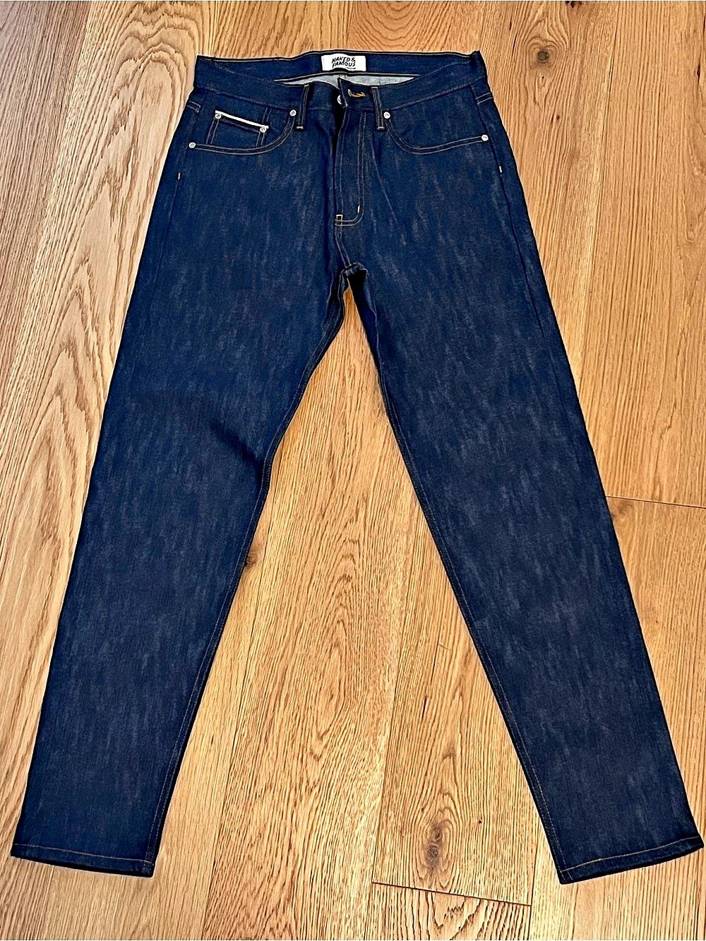 Naked & Famous Easy Guy Men's Golden Hour Slub Selvedge Jeans